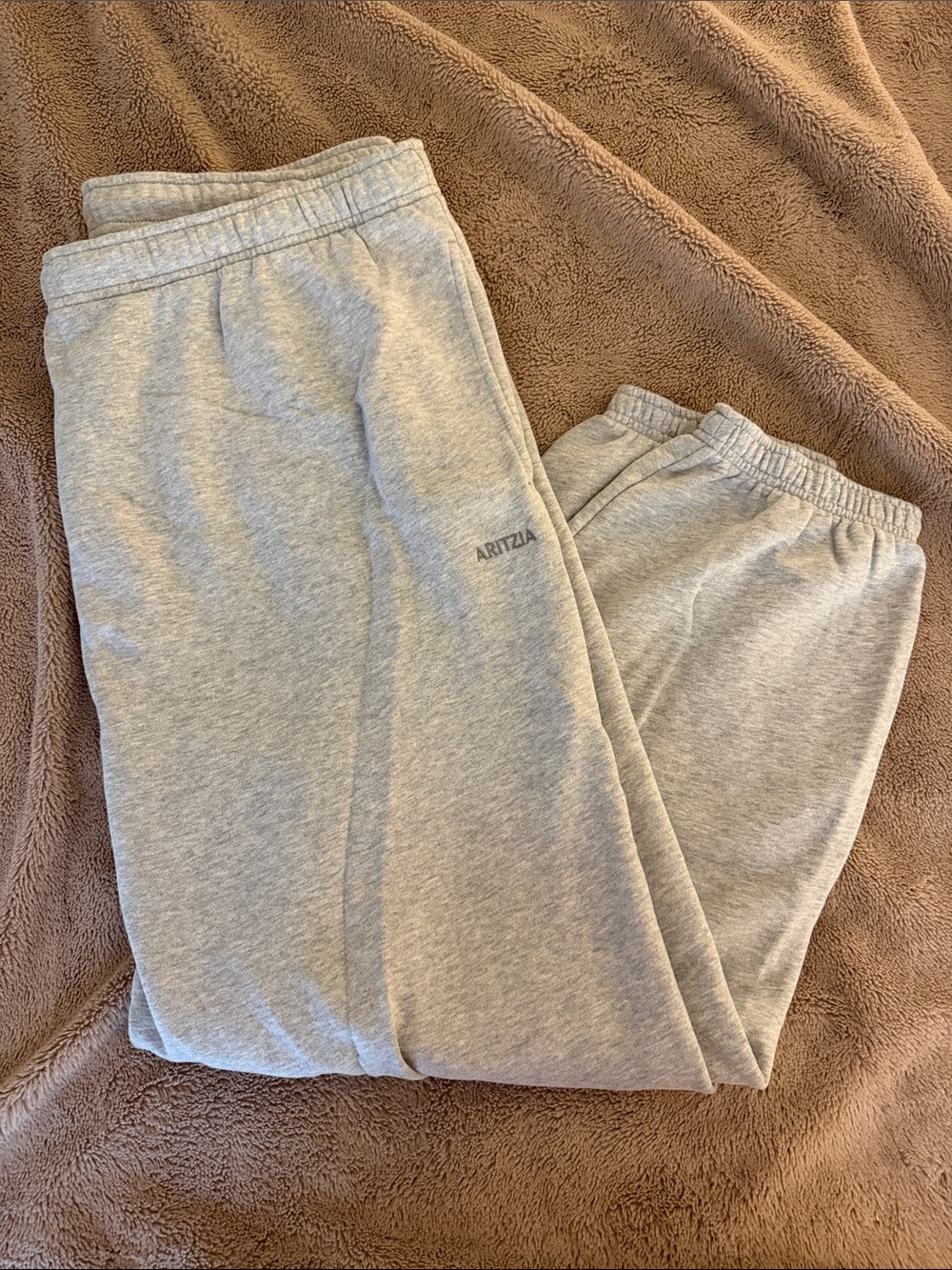 Aritzia Light Heather Gray Sweat Joggers